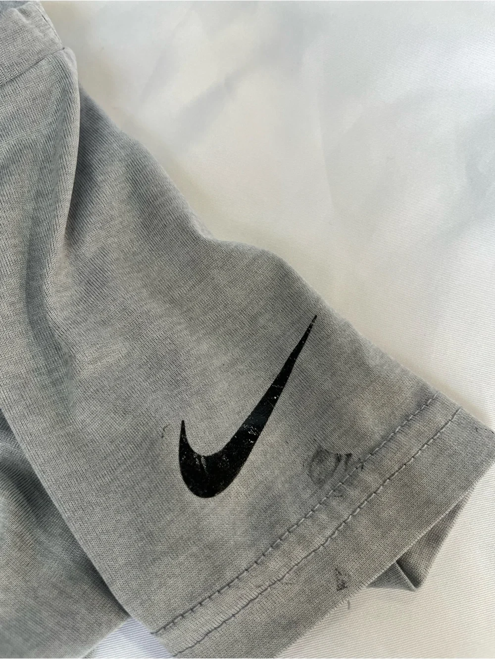 SOLD! Depop 2t Nike Gray Logo Tee with Black Athletic Shorts dri-fit - Picture 4 of 5
